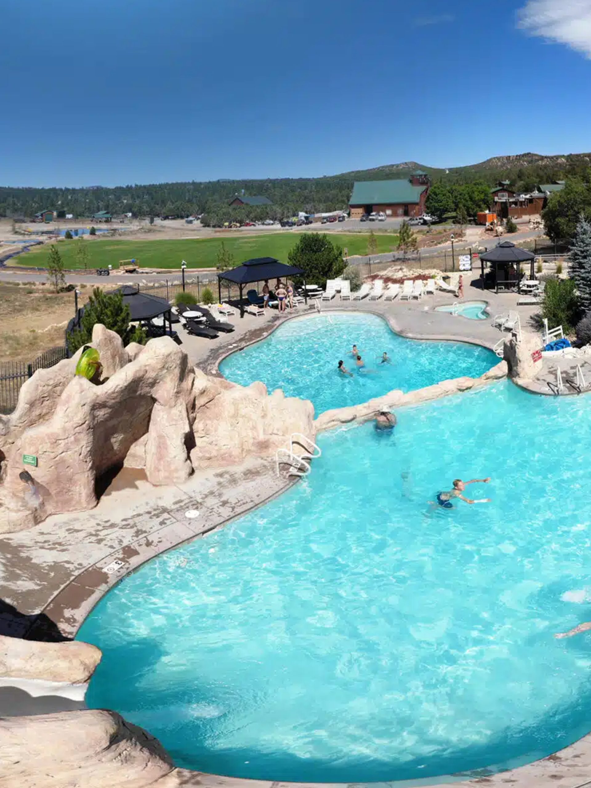 Zion Ranch Resort Two Tier Pools Edited 2